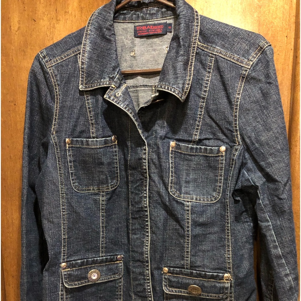 Tribal Denim Stretch Jacket made in Bulgaria